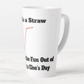 Hier ist eine Straw Latte Tasse (Rechte Ecke)