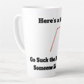 Hier ist eine Straw Latte Tasse (Linke Ecke)