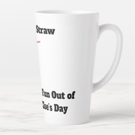 Hier ist eine Straw Latte Tasse (Rechts)
