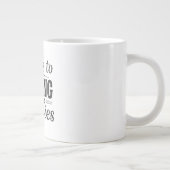 Hier ist Erinnerungen Geschenk machen Jumbo-Tasse (Rechts)