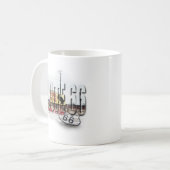 Hier ist es - Funktelegrafie 66 - Kaffeetasse (Vorderseite Links)