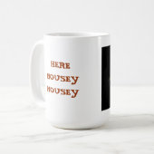 Hier ist Geld Kaffeetasse (Vorderseite Links)