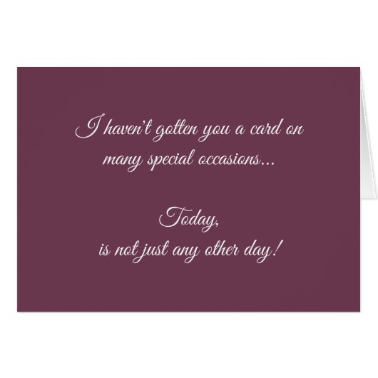 Hier ist Ihr Kartentag (Vorderseite (Horizontal))