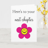 Hier ist Ihre nächste Kapitel-Karte Karte (Gelbe Blume)