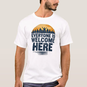 Hier ist jeder willkommen: Retro-inspiriertes Desi T-Shirt