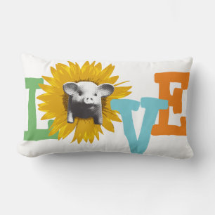 Hier ist meine LIEBE von Sunflower Piggy 2Way Lendenkissen