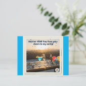 Hier ist Vernunft Feiertagspostkarte (Stehend Vorderseite)