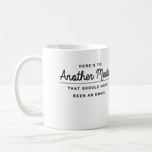 Hier ist zu einem anderen Treffen Kaffeetasse (Links)