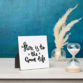 Hier ist zum guten Leben Fotoplatte (InSitu)