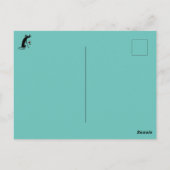 Hier ist zum Nights Friends Wine Toast Postkarte (Rückseite)