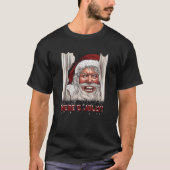 Hier Jolly Funny Santa Claus Horror Unglaublich wi T-Shirt (Vorderseite)