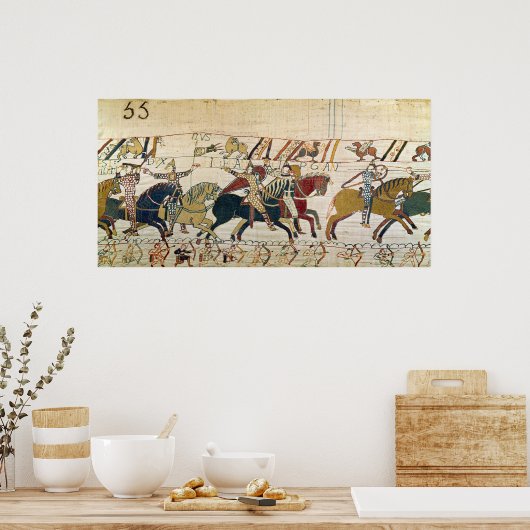 Hier kämpfen die Franzosen Poster (Küche)