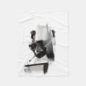 Hier kein Ziel! - Hockey Player Fleece Blanket (Vorderseite)