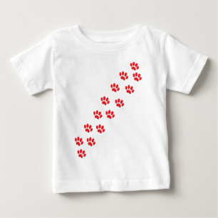 Hier Kitty Cat Paws Baby T-shirt