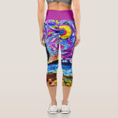 Hier Kitty Kitty!! Capri Leggings (Rückseite)