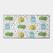 Hier Kitty Kitty Desk Mat Schreibtischunterlage (Vorderseite)