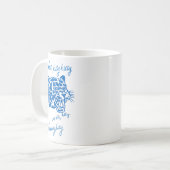 Hier Kitty Kitty Kaffeetasse (Vorderseite Links)