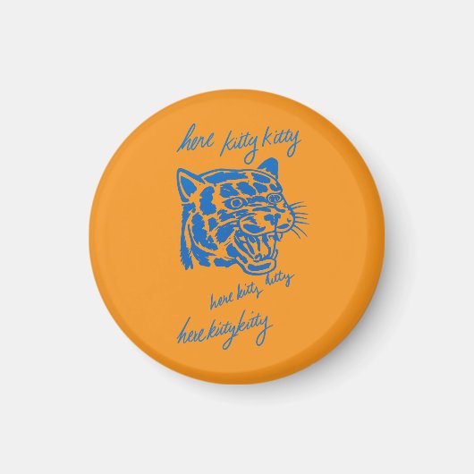 Hier Kitty Kitty Magnet (Vorne)