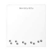 Hier Kitty Note Pad Notizblock (Vorderseite)