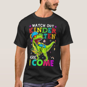 Hier komme ich Dinosaurier zurück zum Schwein T-Shirt
