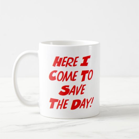 hier komme ich kaffeetasse (Links)