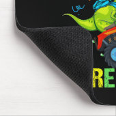 Hier komme ich zum ersten Dinosaurier-Tag Mousepad (Ecke)