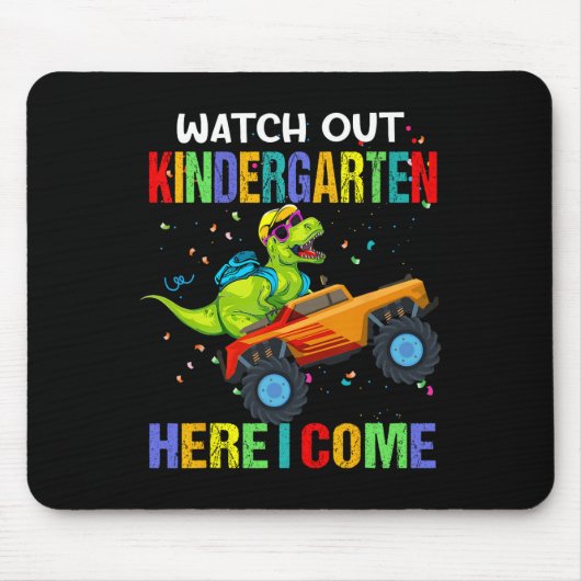 Hier komme ich zum ersten Dinosaurier-Tag Mousepad (Vorne)