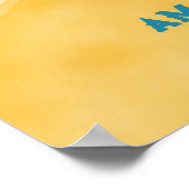 Hier kommen Blue Rays Sunshine Baby Dusche Jagdspi Poster (Ecke)