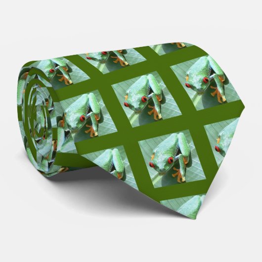 Hier kommen die Frösche Krawatte (Gerollt)