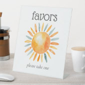 Hier kommen die Son Baby Boy Duwer Favors Sockelschild (In Situ)