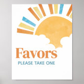 Hier kommen die Son Baby Duschfavors Poster (Vorne)