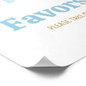 Hier kommen die Son Baby Duschfavors Poster (Ecke)