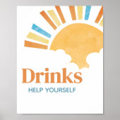 Hier kommen die Son Baby Duschgetränke Poster (Vorne)