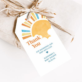 Hier kommen die Son Baby Duwer Fevor Tags Geschenkanhänger