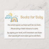 Hier kommen die Son-Bücher für die Kinderkarte Begleitkarte (Vorderseite)