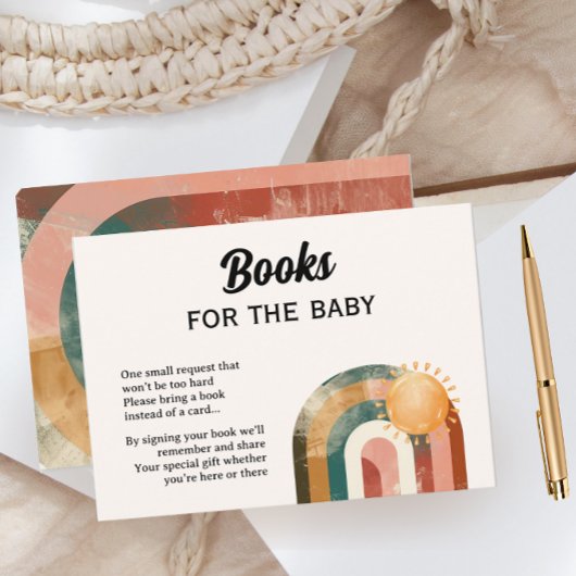 Hier kommen die Son Rainbow Books for Baby Begleitkarte