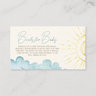 Hier kommen die Son Retro Bücher für Baby Begleitkarte