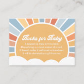 Hier kommen die Son Retro Sonnenschein Bücher für  Begleitkarte (Vorderseite)