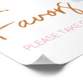 Hier kommen die Sonnenmädchen-Kinderduschen-Liebha Poster (Ecke)