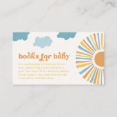 Hier kommen die Sun Books for Baby Cards Begleitkarte (Vorderseite)