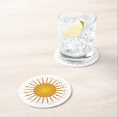 Hier kommen die Sun Paper Untersetzer (Vor Ort)