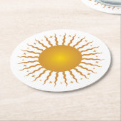 Hier kommen die Sun Paper Untersetzer (Angewinkelt)