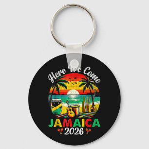 Hier kommen Jamaika 2026 Mädchen-Trip Familie Somm Schlüsselanhänger