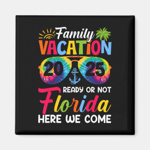 Hier kommen wir Familie Urlaub Florida 2025 Bondin Magnet