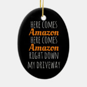 Hier kommt Amazon Keramik Ornament (Hinten)