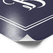 Hier kommt das Brautzettel Navy Elfenbeinküste Ros Fotodruck (Ecke)