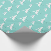 Hier kommt das Bride Party Duschpapier Geschenkpapier (Ecke)