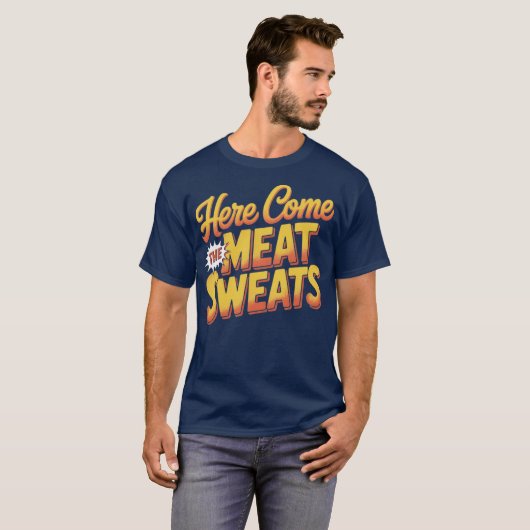 Hier kommt das Fleisch Sweet Funny Funny Erntedank T-Shirt (Vorne ganz)