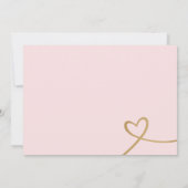 Hier kommt das Imitat der Braut Einladung (Rückseite)