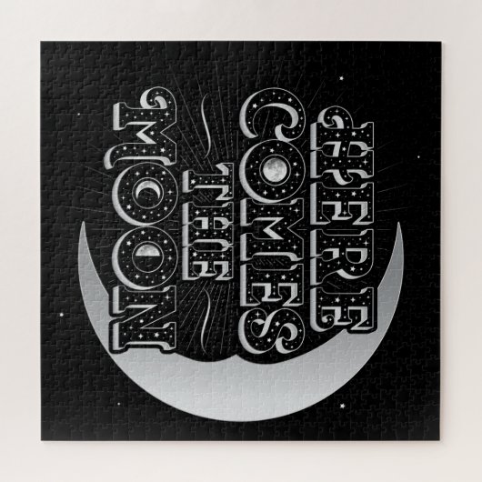 Hier kommt das Mondpuzzle (20 x 20) Puzzle (Horizontal)